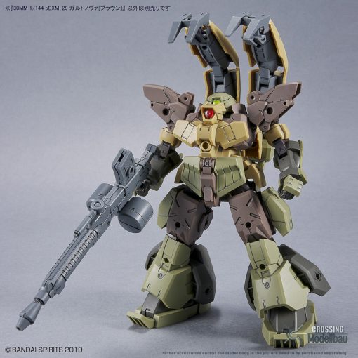 BANDAI "30 MINUTES MISSIONS" 30MM 1:144 bEXM-29 Gardo Nova [Brown] - Image 8