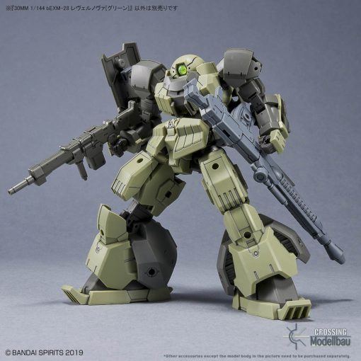 BANDAI "30 MINUTES MISSIONS" 30MM 1:144 bEXM-28 REVEROVA[GREEN] - Image 9