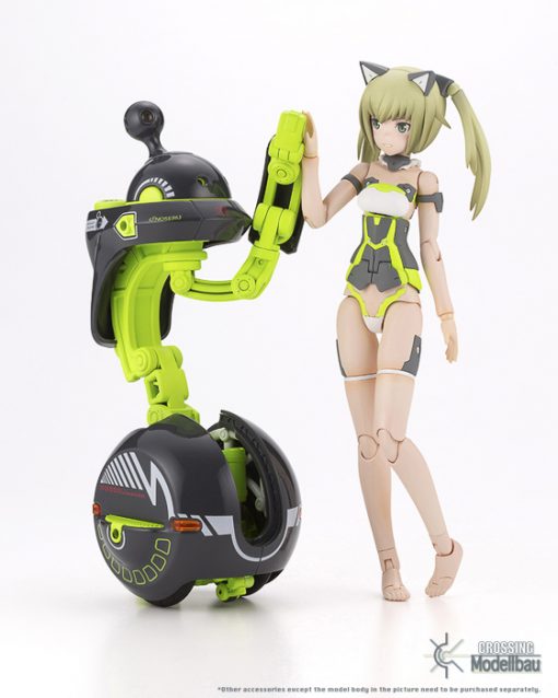 Kotobukiya Model Kit 1:1 "FRAME ARMS GIRL" INNOCENTIA [Racer] & NOSERU [Racing Specs Ver.] - Image 4