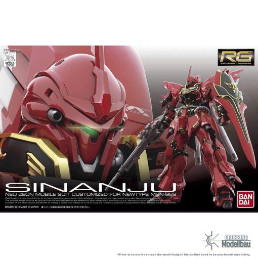 BANDAI "Mobile Suit Gundam Unicorn" RG 1:144 MSN-06S SINANJU