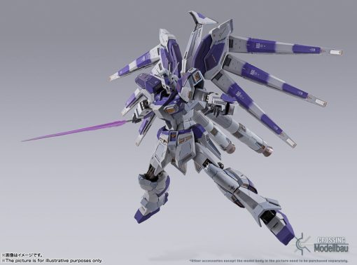BANDAI Tamashii Metal Build RX-93-ν2 Hi-ν Gundam Figure - Image 17