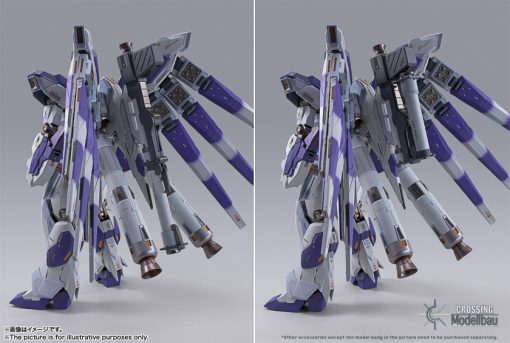 BANDAI Tamashii Metal Build RX-93-ν2 Hi-ν Gundam Figure - Image 13