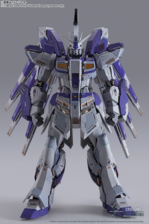 BANDAI Tamashii Metal Build RX-93-ν2 Hi-ν Gundam Figure - Image 9