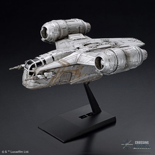 BANDAI "STAR WARS-The Mandalorian" 1:144 Plastic Model Kit Vehicle model 018 Razor Crest - Image 3