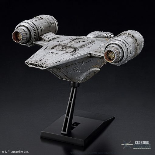 BANDAI "STAR WARS-The Mandalorian" 1:144 Plastic Model Kit Vehicle model 018 Razor Crest - Image 4
