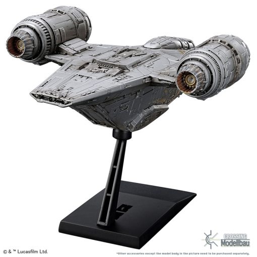 BANDAI "STAR WARS-The Mandalorian" 1:144 Plastic Model Kit Vehicle model 018 Razor Crest - Image 7
