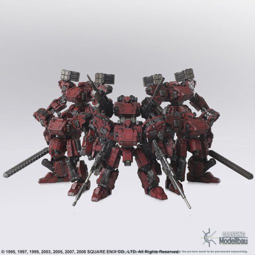 FRONT MISSION Structure Arts 1/72 Scale Plastic Model Kit Series Vol.2 [FORST HELL'S WALL VARIANT 6 Unit Set] - Image 3