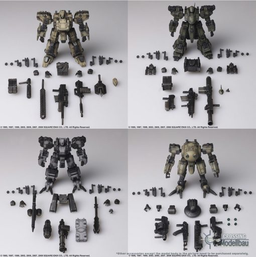 FRONT MISSION Structure Arts 1/72 Scale Plastic Model Kit Series Vol.2 [2] - Image 2
