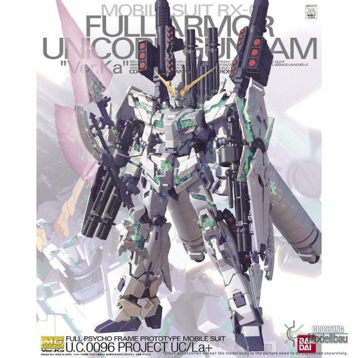 BANDAI MG Ver.Ka 1:100 Model Kit "Mobile Suit Gundam UC"  RX-0 Full Armor Unicorn Gundam