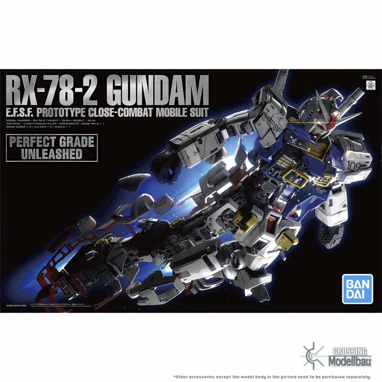 Bandai PG UNLEASHED 1:60 Model Kit Gundam MS Gundam RX-78-2 Gundam