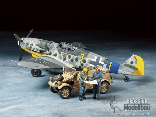 Tamiya 1:48 scale Messerschmitt Bf109 G-6 Kubelwagen 82 type set - Image 2