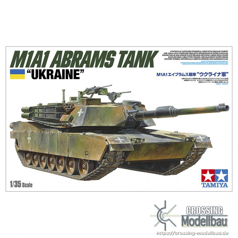 Tamiya 1:35 scale M1A1 Abrams Tank "Ukraine"