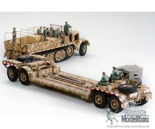 Tamiya 1:35 scale German 18 TON Heavy Half-Track "FAMO" and Tank TRANSPORTER Sd.Ah.116 - Image 2