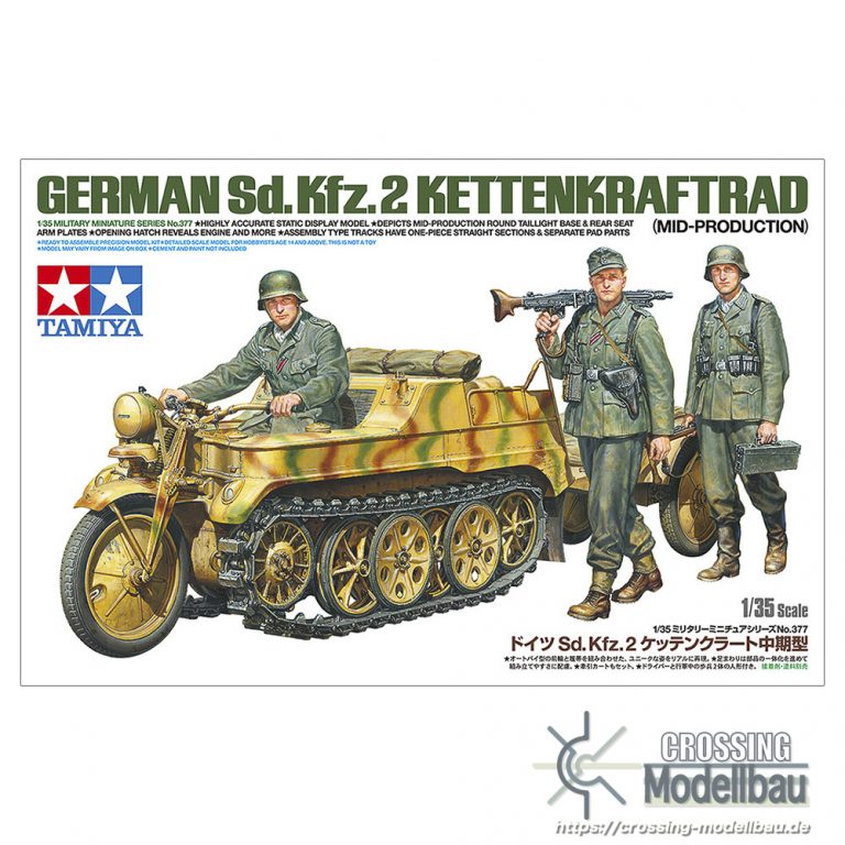 Tamiya 1:35 scale German Sd.Kfz.2 KettenKraftrad (MID-Production)