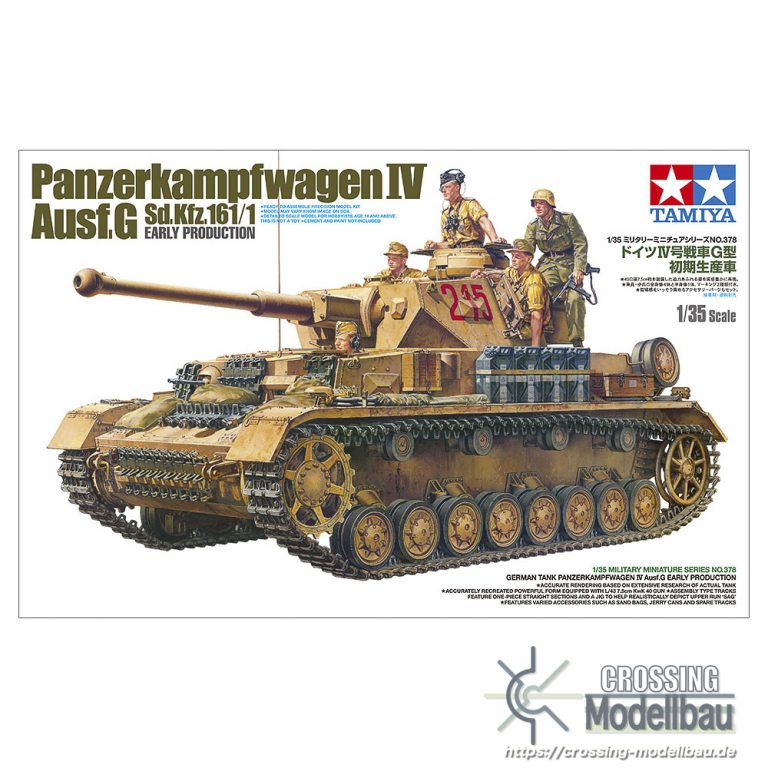Tamiya 1:35 scale German Tank Panzerkampfwagen IV Ausf.G(Early Production)