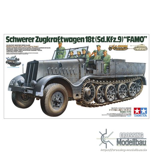 Tamiya 1:35 scale German 18 TON Heavy Half-Track "FAMO"