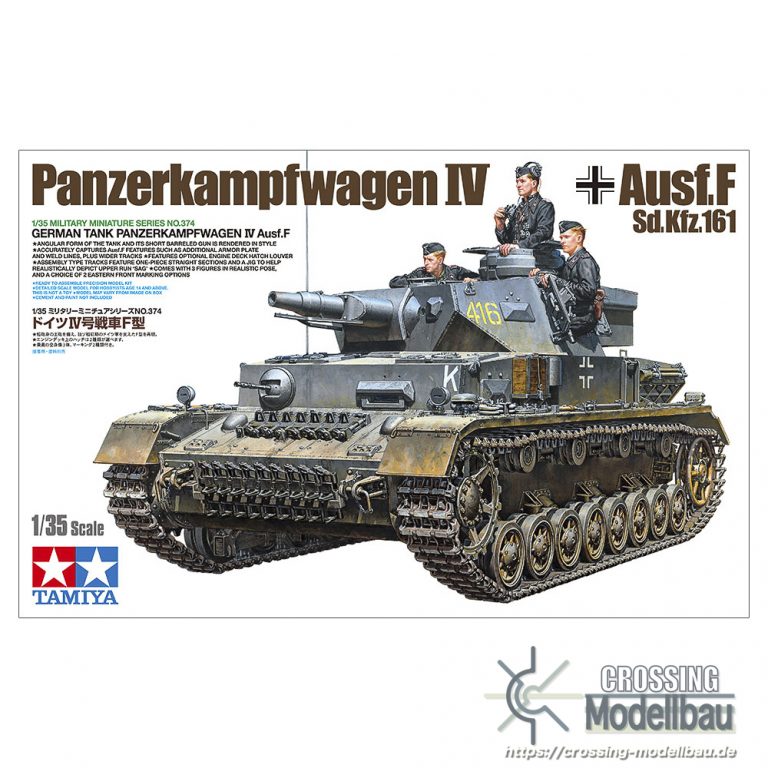 Tamiya 1:35 scale German Tank Panzerkampfwagen IV Ausf.F
