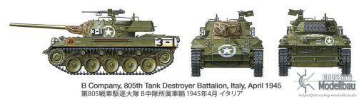 Tamiya 1:35 scale US Tank Destroyer M18 Hellcat - Image 13