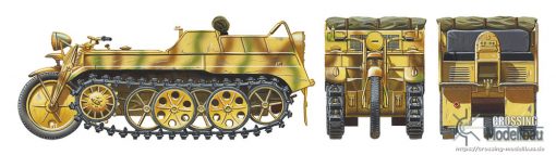 Tamiya 1:35 scale German Sd.Kfz.2 KettenKraftrad (MID-Production) - Image 10