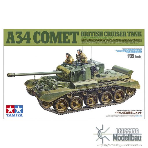 Tamiya 1:35 scale British Cruiser Tank A34 COMET