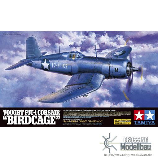 Tamiya 1:32 scale Vought F4U-1 Corsair “Birdcage”