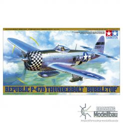 Tamiya 1:48 scale Republic P-47D Thunderbolt “Bubble Top”