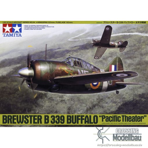 Tamiya 1:48 scale Brewster B-339 Buffalo "Pacific Theater"