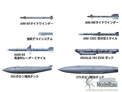 Tamiya 1:48 scale Lockheed Martin F-16CJ [Block 50] Fighting Falcon - Image 6