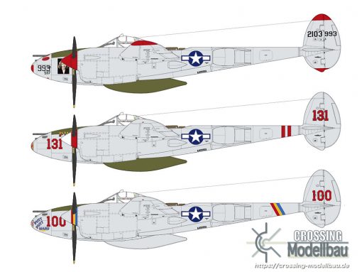Tamiya 1:48 scale Lockheed P-38J Lightning - Image 16