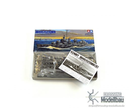 Tamiya 1:350 scale US Navy Destroyer Fletcher DD445 FLETCHER - Image 4