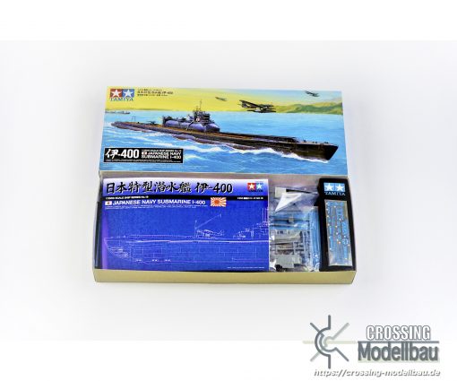Tamiya 1:350 scale Japanese NAVY special submarine I-400 - Image 11