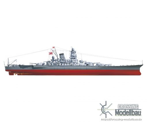 Tamiya 1:350 scale Japanese Navy Battleship Musashi - Image 3