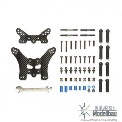 Tamiya OP.1754 TT-02B Carbon damper stay (Front & Rear)
