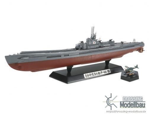 Tamiya 1:350 scale Japanese NAVY special submarine I-400 - Image 2