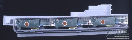 Tamiya 1:350 scale Japanese NAVY special submarine I-400 - Image 9