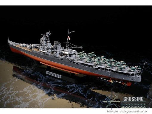 Tamiya 1:350 scale Japanese Aircraft Carrying CRUISER MOGAMI - Image 2
