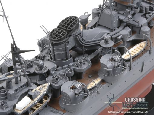 Tamiya 1:350 scale Japanese Aircraft Carrying CRUISER MOGAMI - Image 6