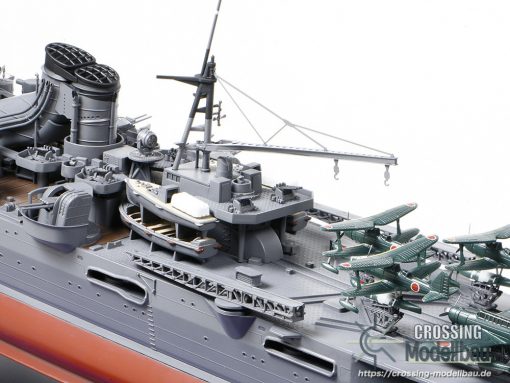 Tamiya 1:350 scale Japanese Aircraft Carrying CRUISER MOGAMI - Image 7