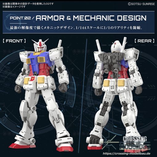 [Pre-Order]ETA:11/2024<br>BANDAI RG40 1/144 RX-78-2 Gundam Ver.2.0 - Image 6