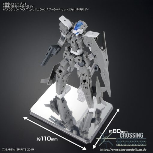 BANDAI 1/144 Action Base 7 [Clear Color] Mirror Stickers Set - Image 4