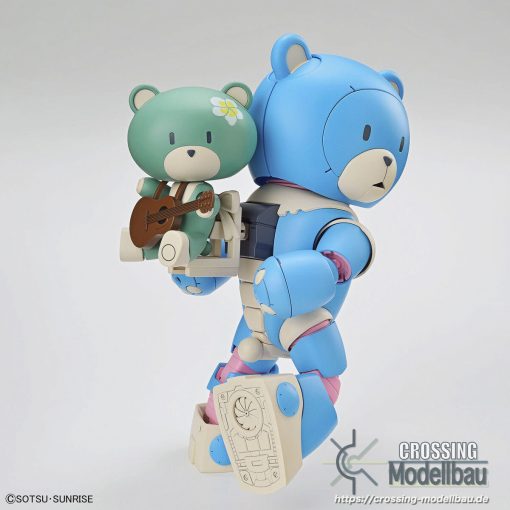 [Pre-Order]ETA:08/2024<br>BANDAI "Gundam Build Series" 1/144 "Gundam Build Metaverse" Bearggai Ohana & Alohalo Set - Image 9