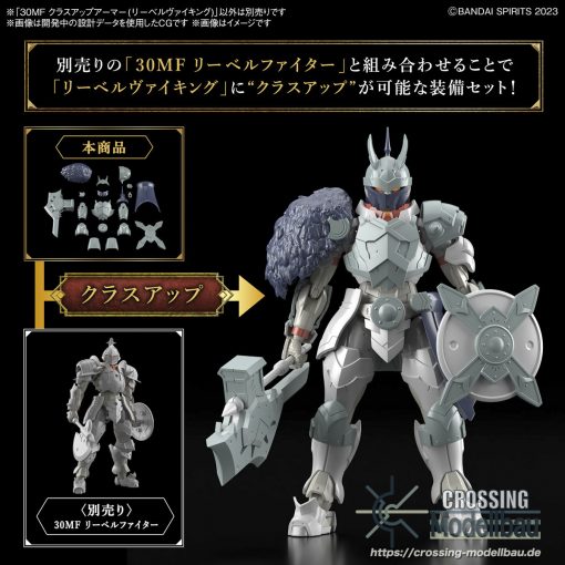 [Pre-Order]ETA:01/2025<br>BANDAI 30MF Model Kit "30 Minutes Fantasy" 30MF Class Up Armor (Liber Viking) - Image 2