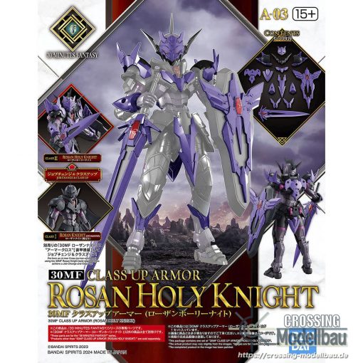 [Pre-Order]ETA:03/2025<br>BANDAI 30MF Model Kit "30 Minutes Fantasy" 30MF Class Up Armor (Rosan Holy Knight)