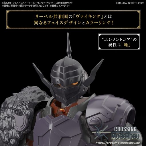 [Pre-Order]ETA:01/2025<br>BANDAI 30MF Model Kit "30 Minutes Fantasy" 30MF Class Up Armor (Rosan Viking) - Image 4