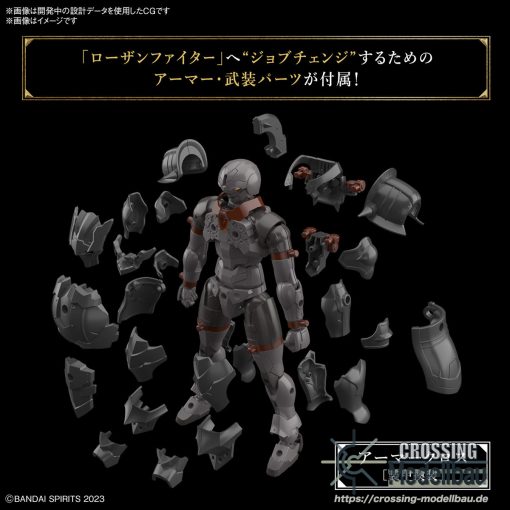 [Pre-Order]ETA:01/2025<br>BANDAI 30MF Model Kit "30 Minutes Fantasy" 30MF Rosan Fighter - Image 5