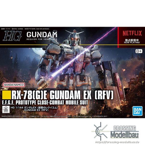 BANDAI HG 1/144 Requiem for Vengeance Gundam EX (Requiem for Vengeance)