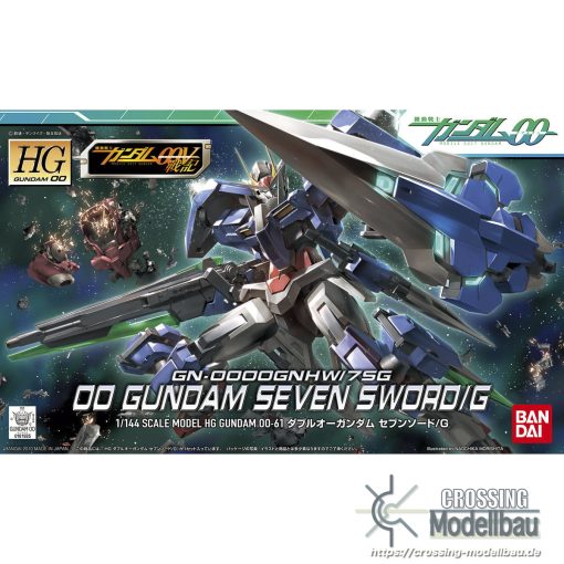 #Coming Soon#ETA:08/2024<br>BANDAI HG 1/144 "Mobile Suit Gundam 00" Double O Gundam Seven Sword/G