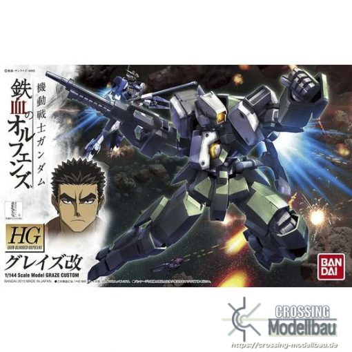 [Pre-Order]ETA:09/2024<br>BANDAI HG 1/144 "Mobile Suit Gundam Iron-Blooded Orphans" Graze Custom
