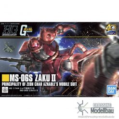 BANDAI HG 1/144 "Mobile Suit Gundam" MS-06S Char's Zaku II