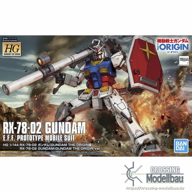 BANDAI HG 1/144 "Mobile Suit Gundam" RX-78-02 Gundam (The Origin version)